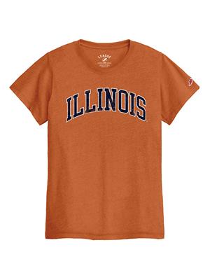 Image of ILLINOIS INTRA BOYFRIEND T-SHIRT -  burntorange